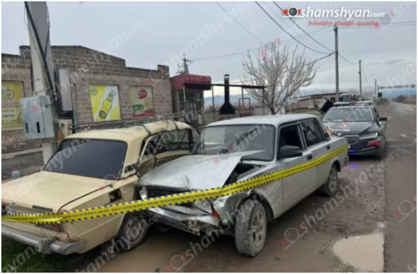 Քաղցրաշեն գյուղում բшխվել են «ՎԱԶ 2106»-ն ու «ՎԱԶ 2107»-ը. կա վիրավnր